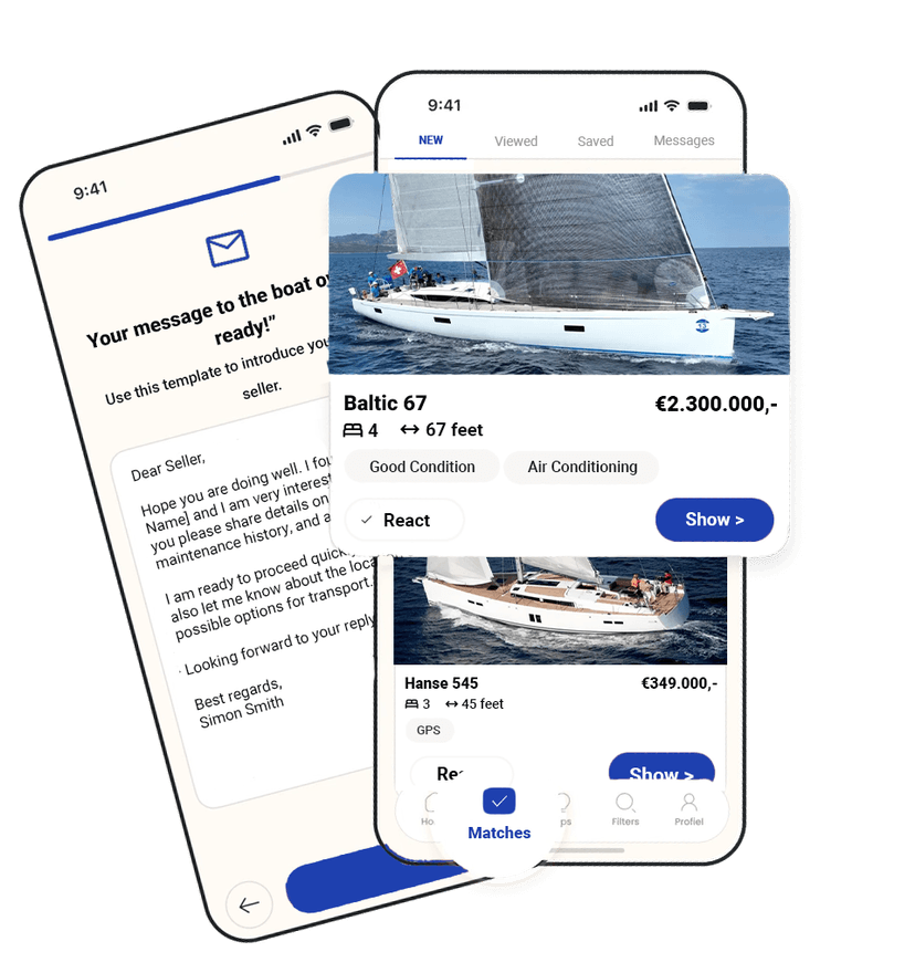 Boathunter Receive matches on auto-pilot